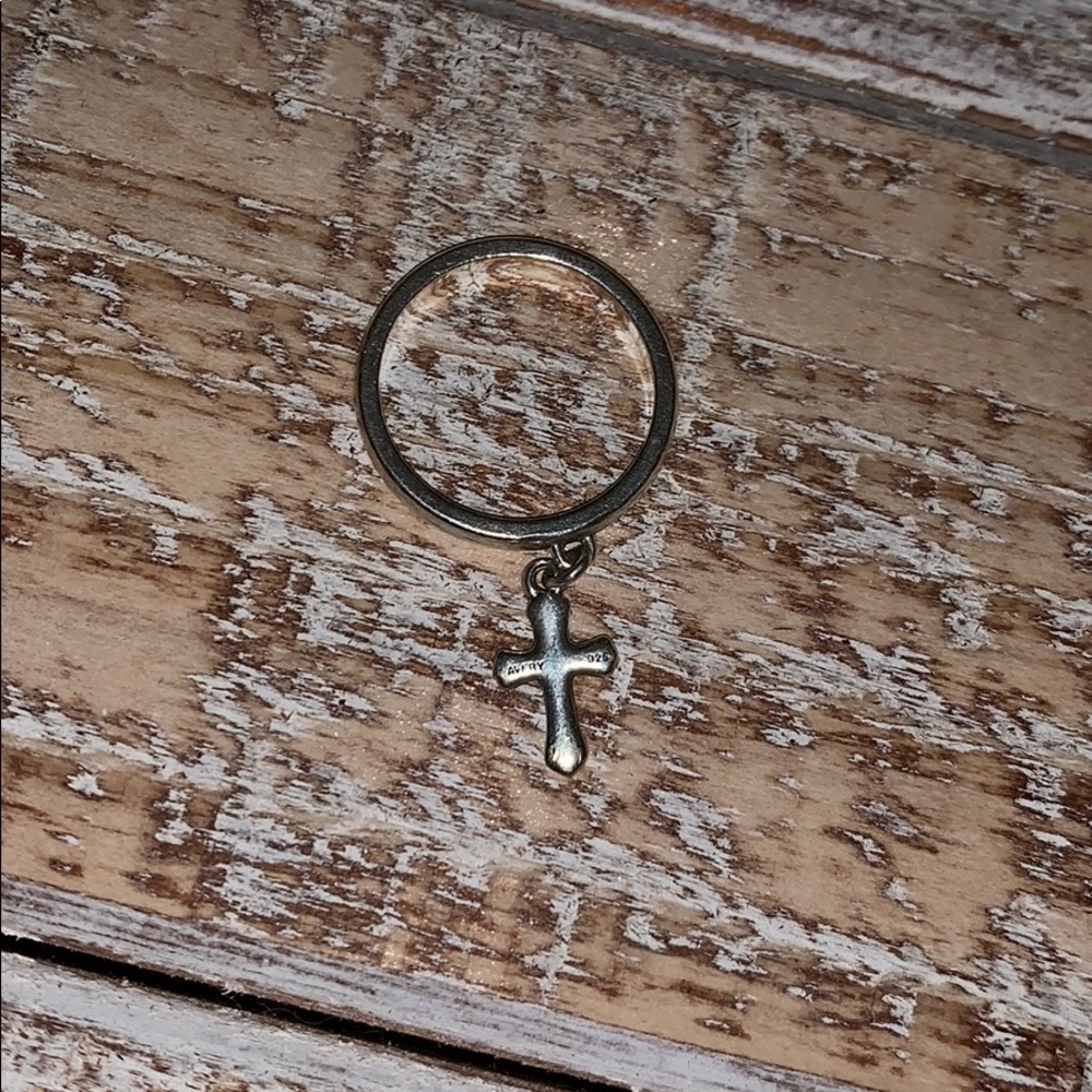 James Avery Dangle Cross Ring